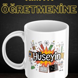 Kimya Öğretmenine Özel Kişisel Tasarım Kupa - Öğretmenler Günü Hediyesi