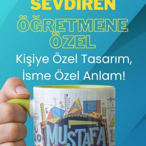 Matematik Öğretmenine Özel Tasarım Kupa - Öğretmenler Günü Hediyesi