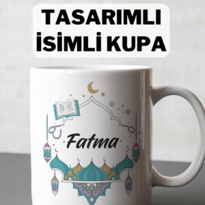 Kişiye Özel Hafızlık Hocası Tasarımlı İsimli Kupa Hediyelik - Maneviyat ve Şıklık Bir Arada