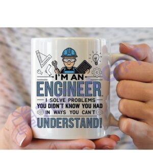 Mühendislere Özel Esprili Kupa - "I'm an Engineer" Temalı Mizahi ve Anlamlı Hediye