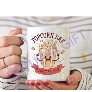 Popcorn Day Temalı Eğlenceli Kupa – Film Keyfinizi Tamamlayacak Özel Tasarım