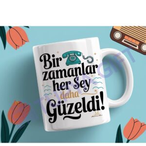 Retro Tasarımlı Kupa – Nostalji Severler İçin Özel!