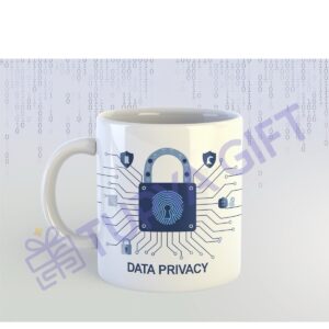 Teknoloji Severlere Hediye Data Privacy Tasarımlı Kupa