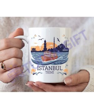 İstanbul Temalı Seramik Kupa