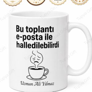 Ofis Mizah Temalı Kişiye Özel Baskılı Kupa Bardak Hediye