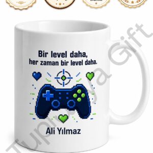 Bilgisayar Oyuncusu İçin Kişiye Özel Baskılı Kupa Bardak Gamer Hediye