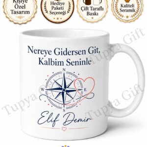 Yurt Dışında Yaşayana Hediye Baskılı Kupa Bardak Gurbet Hatırası