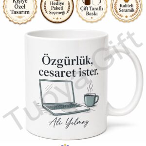Freelancer Hediyesi Kişiye Özel Baskılı Kupa Bardak Freelance Hediye