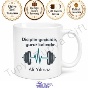 Personal Trainer Hediyesi Baskılı Kupa Bardak Spor Eğitmeni Hediye