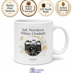 Fotoğraf Sanatı Temalı Kupa Bardak Fotoğrafçıya Hediye Işık Teknikleri Tasarım