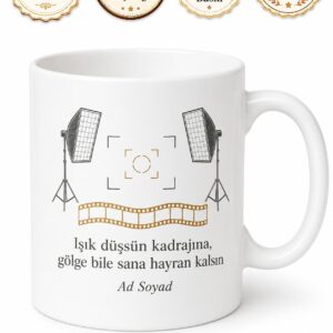Fotoğrafçılık Kameramanlık Set Işıkları Kadraj Hataları Kupa Bardak Hediye