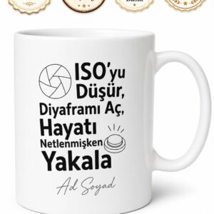 Fotoğrafçı Jargonu Yazılı Komik Kupa Bardak Fotoğrafçıya Özel Hediye