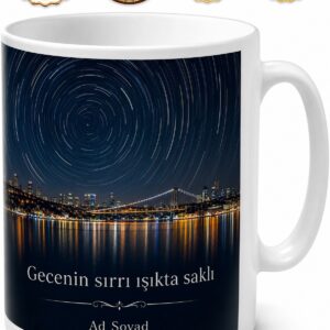 Gece Fotoğrafçısına Şehir Işıkları Yıldız İzi Kupa Hediye