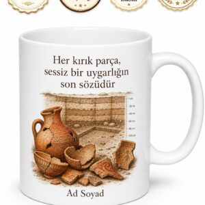 Arkeolog Yüzey Araştırması Çanak Çömlek Antik Yerleşim Kupa Hediye Bardak