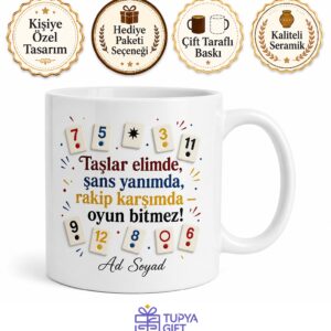 Okey Istakasında Düble Gidenlere Taş Çalan Şanslı Okeyci Kupa Bardak Hediye