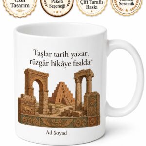 Silvan Tarihi Dokusu Kültürü Diyarbakır Hatırası Kupa Bardak Hediye