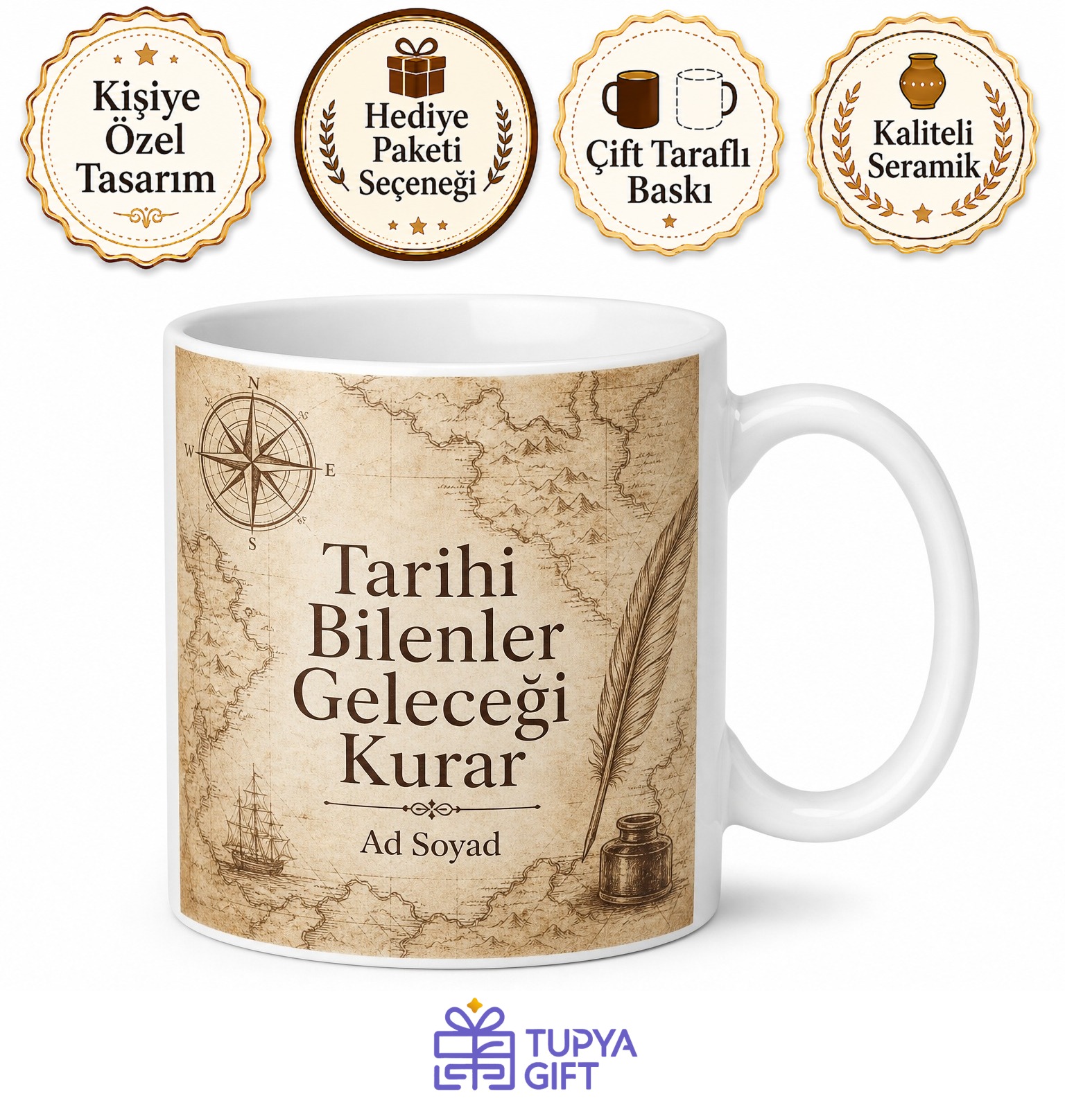 Tarih Dergileri Unutulan Savaşlar Liderlerin Gizli Mektupları Antik Sırlar Kupa Bardak Hediye