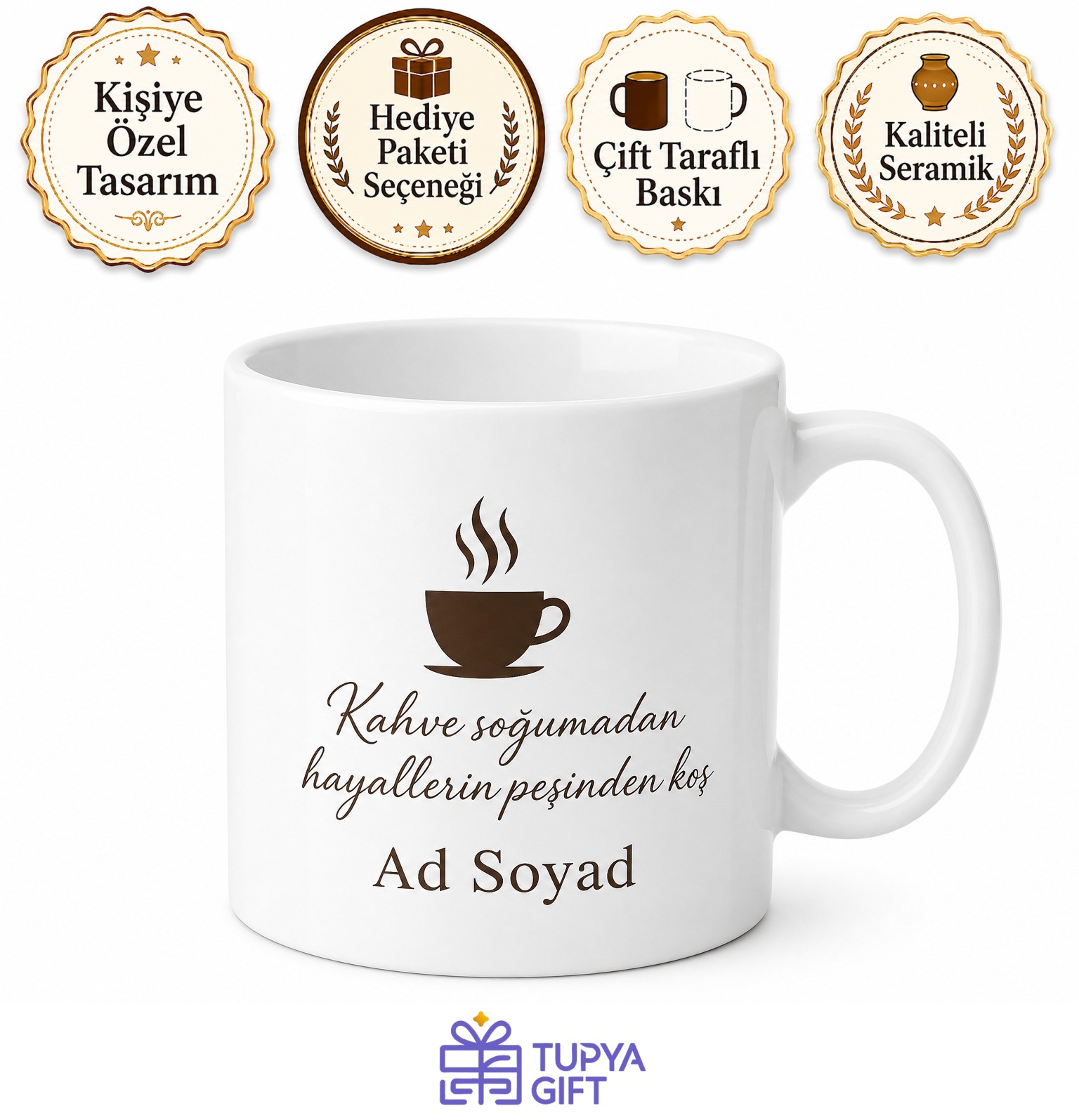 Kahve Molası Bitmesin İsteyenlere Dev Boy Mesai Arkadaşı Kahve Kupası Hediye