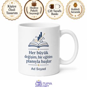 Eğitim Planlama Uzmanına Kurumsal Gelişim Workshop Kahvesi Kupa Hediye Bardak