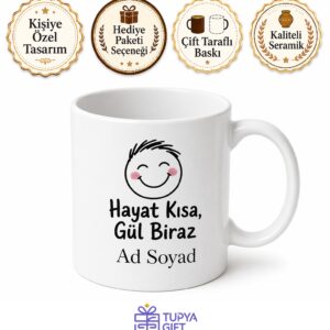 Mizah Seven İçin Özel Tasarım Seramik Baskılı Kupa Bardak Komik Hediye
