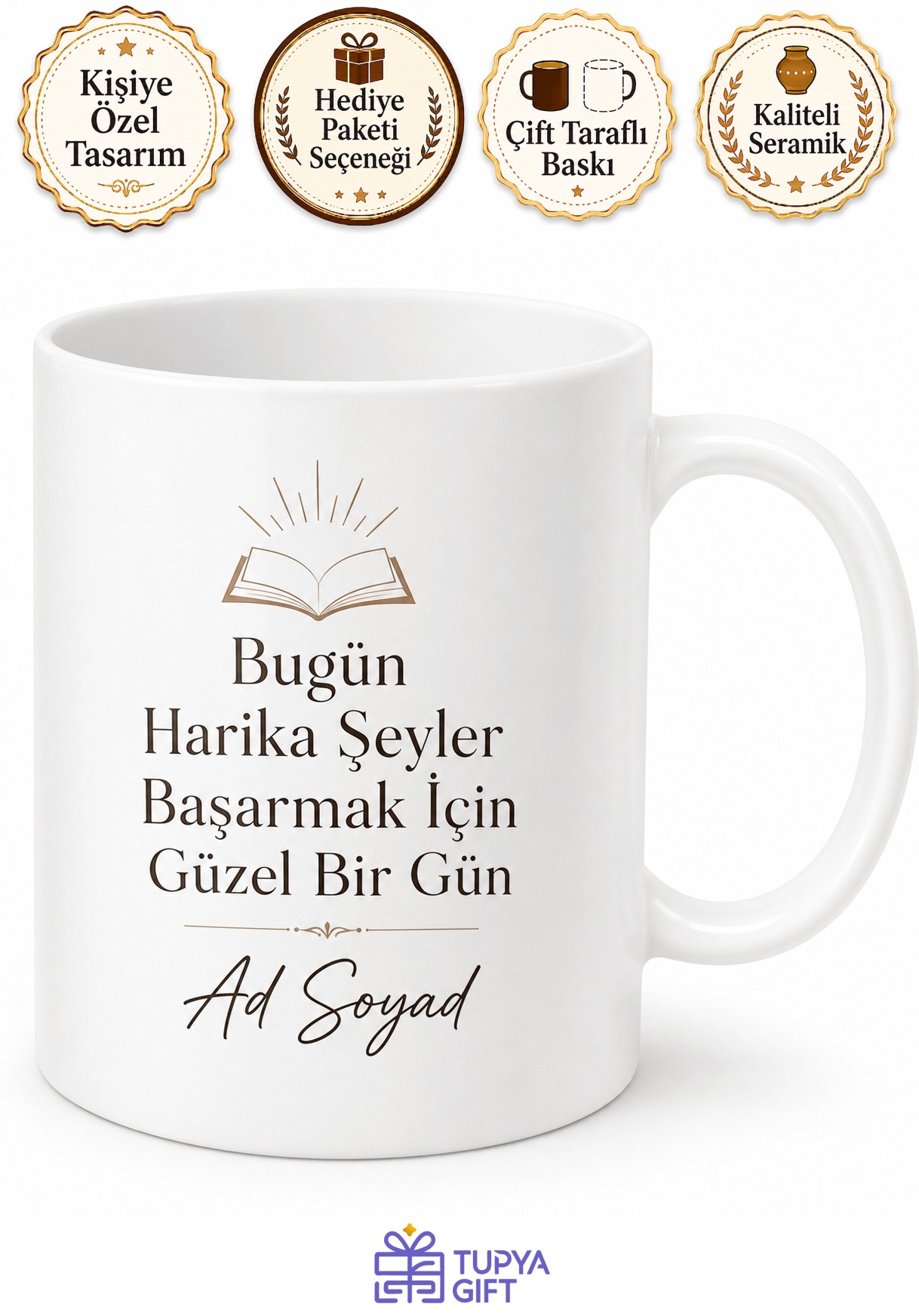 Kişiye Özel İlham Köşesi Baskılı Kupa Bardak | İsimli Hediye