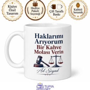 Tüketici Hakları Hakem Heyeti İade İptal Adalet Temalı Kupa Bardak Hediye
