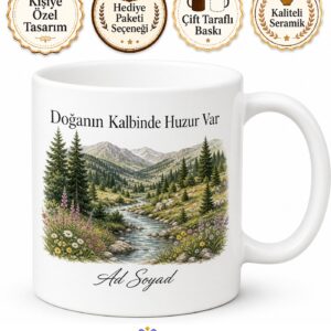 Çameli Doğa Güzellikleri Denizli Hatırası Kahve Kupası Hediye Bardak