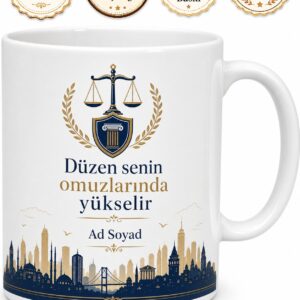 Zabıta Memuru Hediye Kupa Pazar Denetimi Görev Aşkı Belediye Çalışanı Bardak