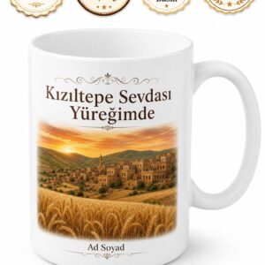 Kızıltepe Doğası ve Kültürü Mardin Hatırası Kahve Kupası Hediye Bardak