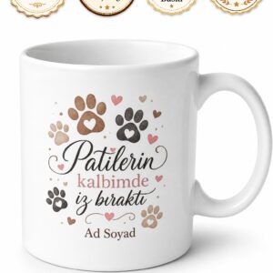 Köpek Sahibi İçin Kişiye Özel Fotoğraflı Baskılı Kupa Bardak Hediye