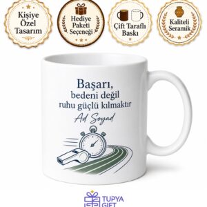 Beden Eğitimi Öğretmenine Özel Kupa Bardak Hediye Baskılı Porselen Mug