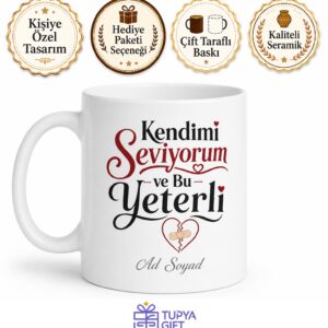 Anti Sevgililer Günü Kendini Sev Kupa Yalnızlara Özel Hediye Bardak