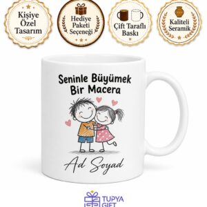 Kardeşe Doğum Günü Hediyesi Kişiye Özel Esprili Baskılı Kupa Bardak