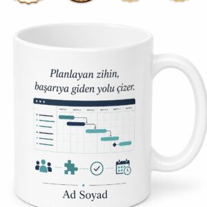 Proje Yöneticisi Gantt Çizelgesi Ekip Koordinasyonu Kupa Bardak Hediye