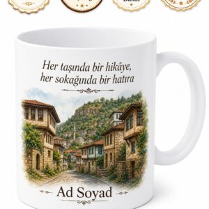 Trabzon Ortahisar Tarihi Dokusu Karadeniz Hatırası Kupa Bardak Hediye
