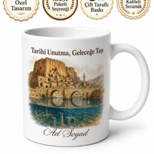 Hasankeyf Tarihi Dokusu Sular Altı Hatırası Kupa Bardak Özel Tasarım Hediye