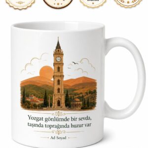 Yozgatlı Hemşehriye Özel İsimli Baskılı Kupa Bardak Hediye