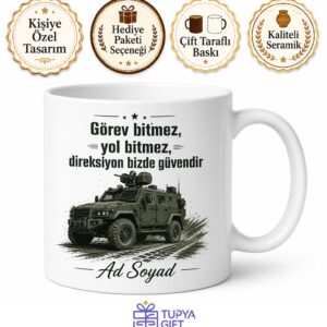Özel Harekat Şoförü Zırhlı Araç Operasyon Bölgesi Güvenli Sürüş Kupa Hediye Bardak