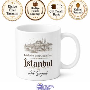 Kişiye Özel Doğduğum Yer Yazılı Baskılı Kupa Bardak Hediye