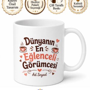 Görümceye Hediye Esprili Çay Kahve Kupası Komik Baskılı Bardak Hediye