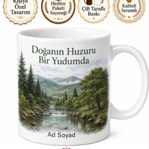 Ferizli Doğa Güzellikleri Sakarya Hatırası Çay Kupası Hediye Bardak