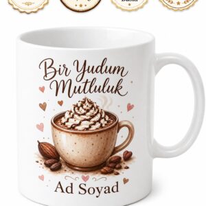 Sıcak Çikolata Aşıklarına Mutluluk Hormonu Tatlı Kaçamak Kupa Bardak Hediye