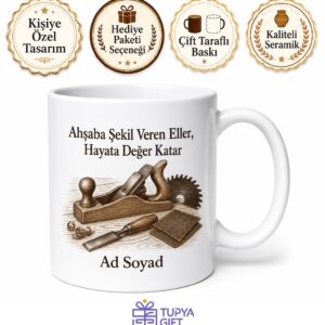 Marangoza Hediye Ahşap İşleri Mobilya Montajı Vernik Zımpara Kupa Bardak