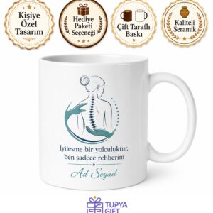 Fizik Tedavi Rehabilitasyon Uzmanı FTR Kupa Bardak Hediye Porselen Mug