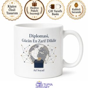 Siyaset Bilimciye Uluslararası İlişkiler Diplomasi Seçim Analizi Politik Sistem Hediye Kupa Bardak
