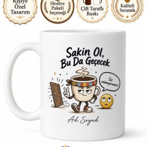 Ergen Çocuğunun Atarlarını Çeken Ebeveyne Sakinleştirici Kupa Bardak Hediye