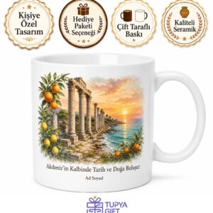 Mersin Soli Pompeiopolis Sahil Bandı Narenciye Bahçesi Kupa Bardak Hediye