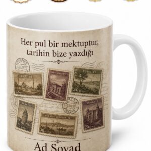 Koleksiyoner Pul Biriktirenlere Tozlu Tarih Albüm Kupa Bardak Hediye