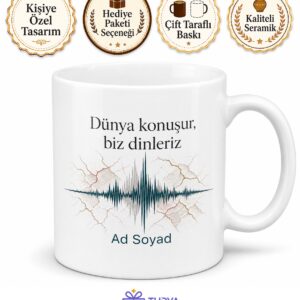 Deprem Uzmanına Fay Hattı Sismograf Tektonik Plaka Sarsıntı İzleme Kupa Hediye