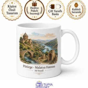 Pütürge Tarihi Dokusu ve Doğası Malatya Hatırası Kupa Bardak Hediye